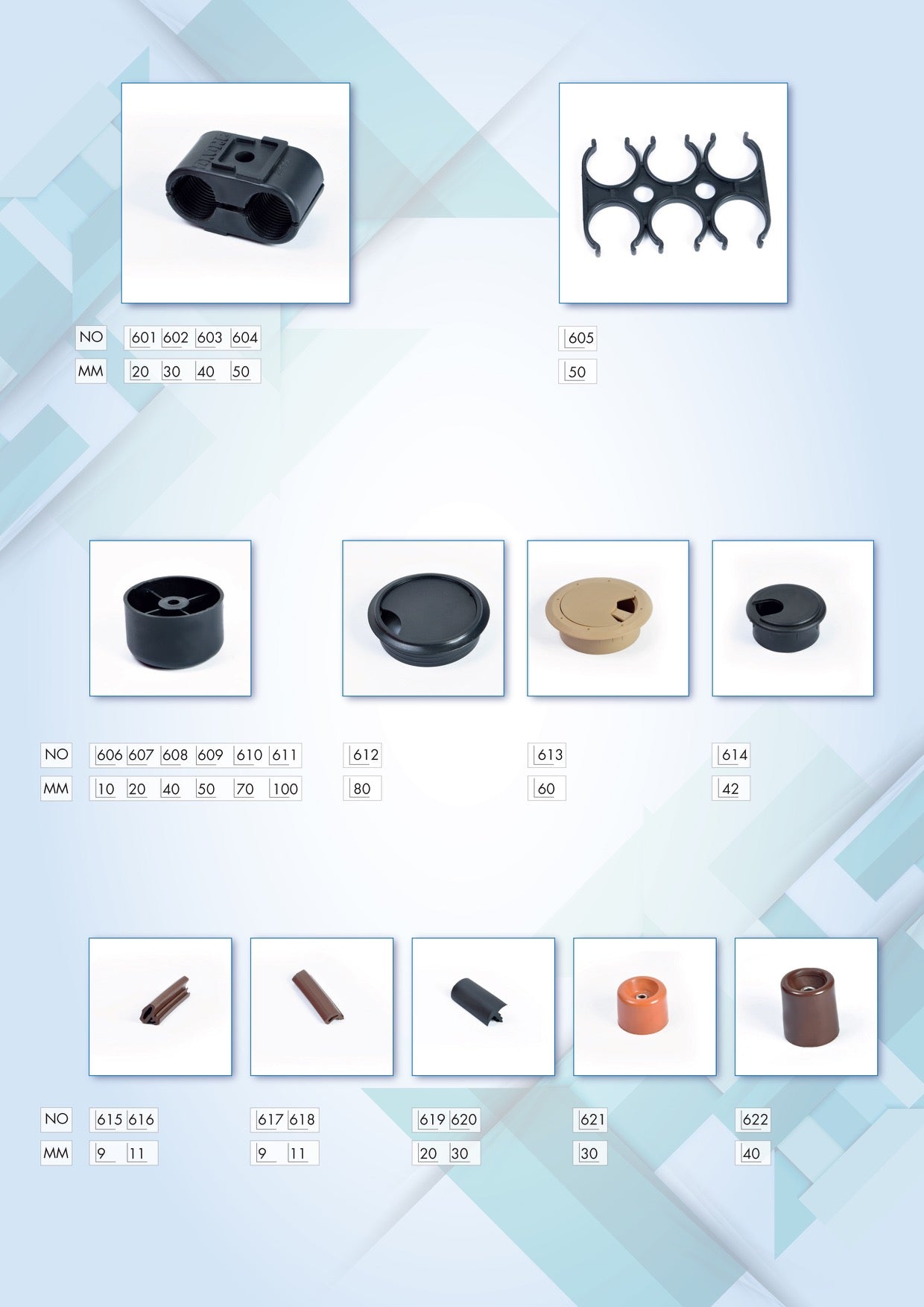 MODEL MT-622 Size 40mm Rubber Door Stopper Bumper