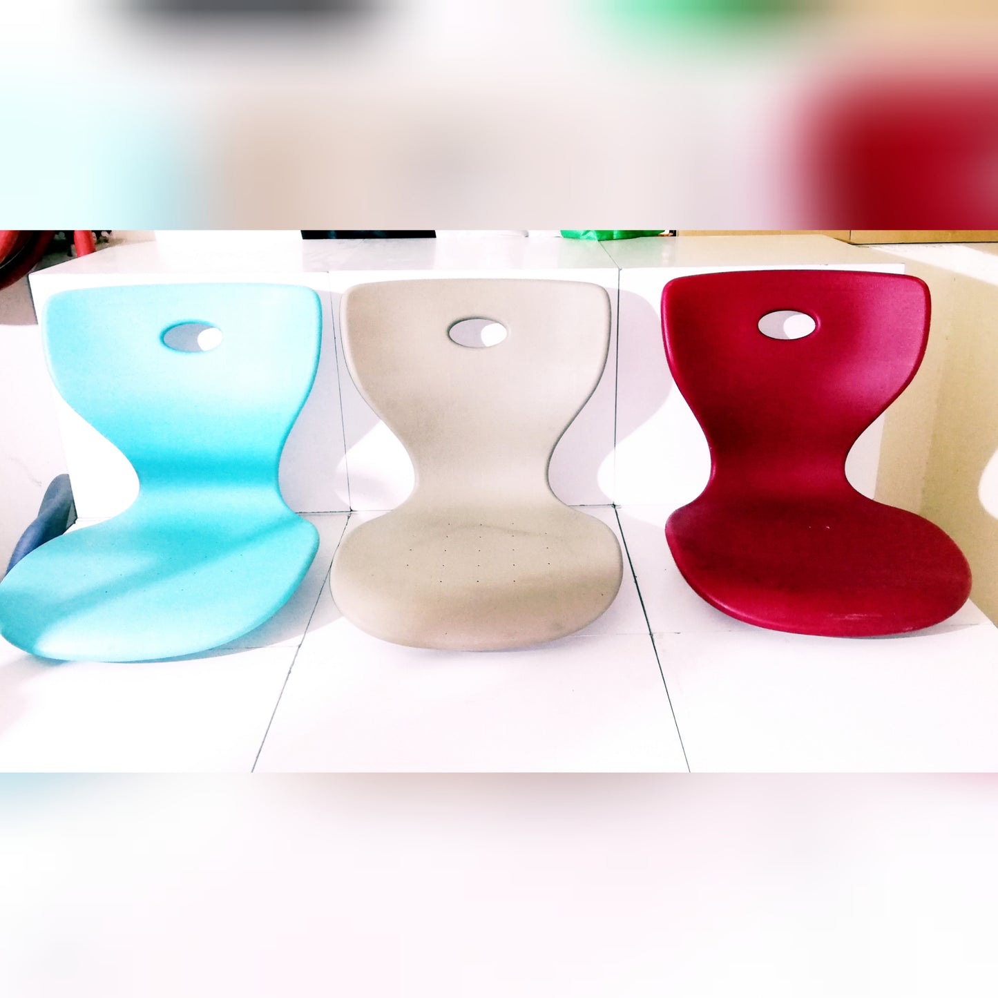 MODEL MT-802-B Size 42*42*42 cm High quality Custom Blow mold plastic school seat shell