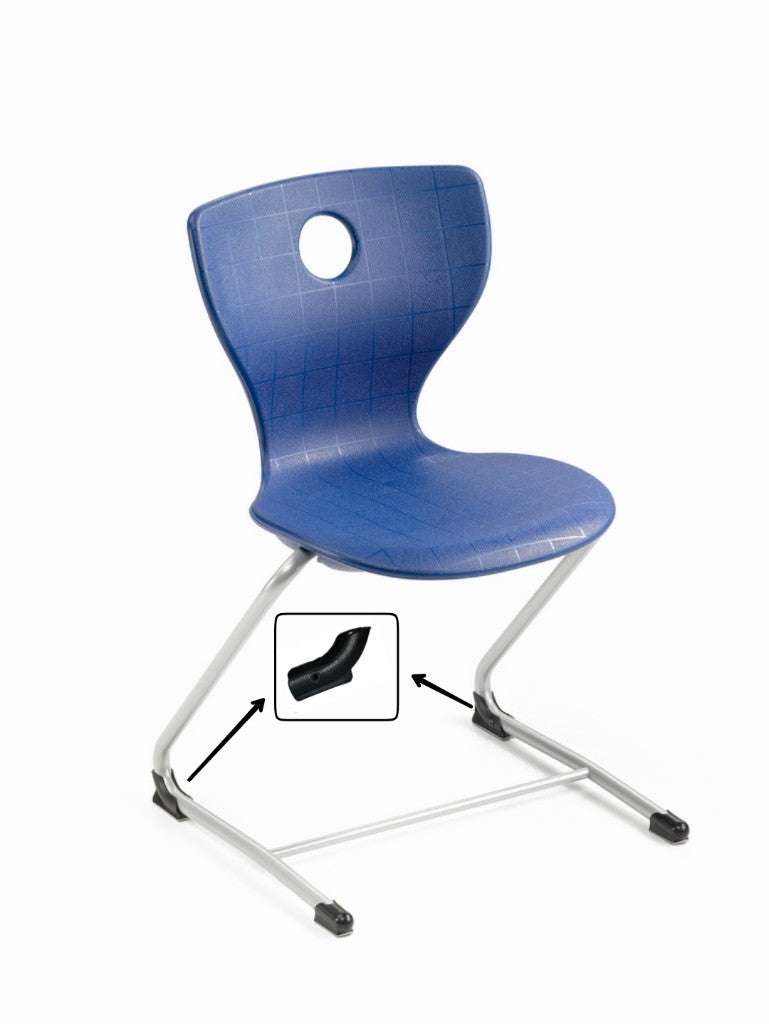 MODEL MT-234 SIZE 22mm Round Fit Saddle Foot Protective Corner End Cap Feet