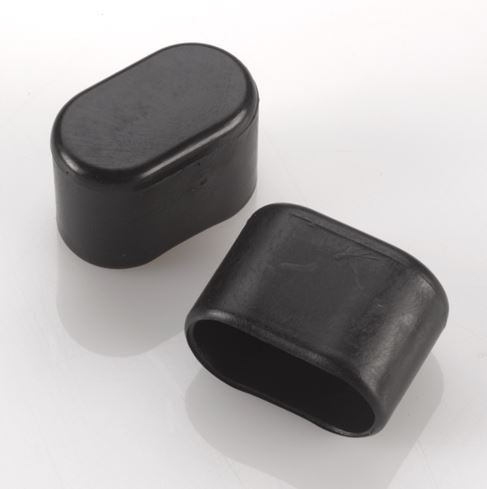 MODEL MT-210 SIZE 15*30mm OVAL EXTERNAL FITTING FERRULES FOR DESKS, TABLE & CHAIR TUBULAR LEGS