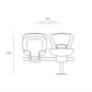 TIP-UP Folding Double Wall Backrest Stadium Chair MT-2035