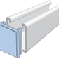MODEL MT-2101 Square Channel Strut Closure End cap 41*41