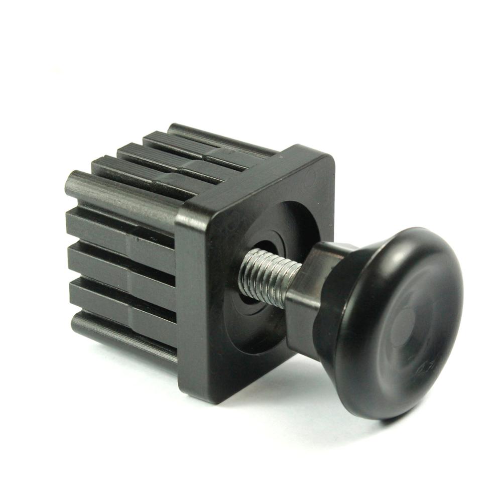 MODEL MT-309-C size 50*50mm Threaded insert Plug for square tube ...
