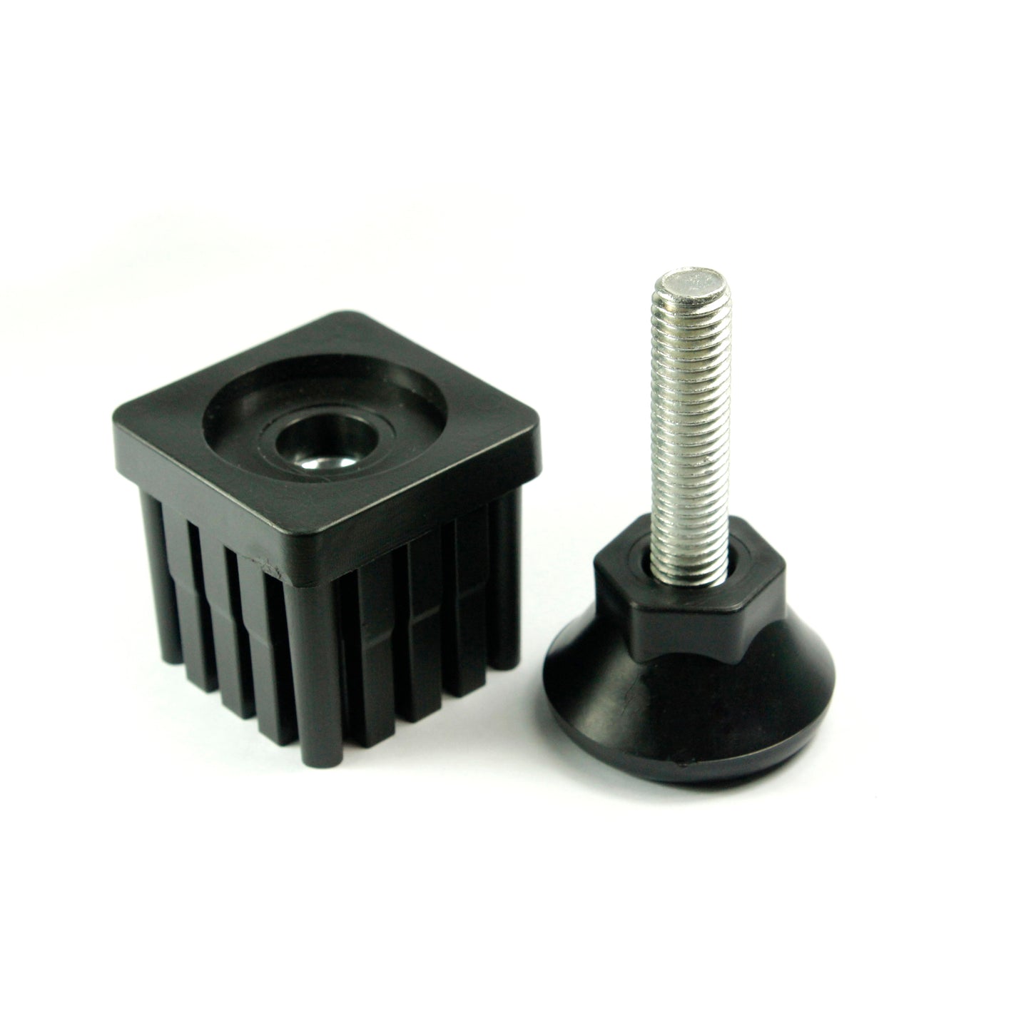 MODEL MT-309-C size 50*50mm Threaded insert Plug for square tube
