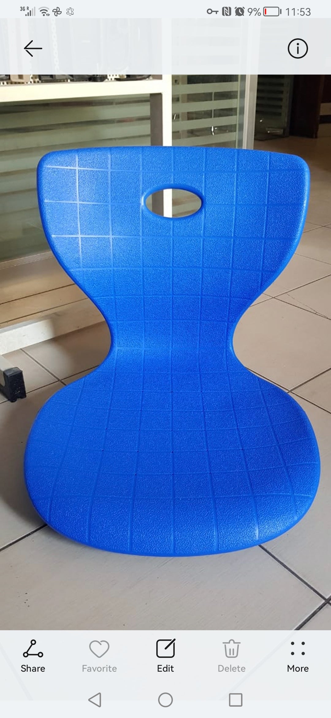 MODEL MT-801-C Size 38*38*38 cm High quality Custom Blow mold plastic school seat shell