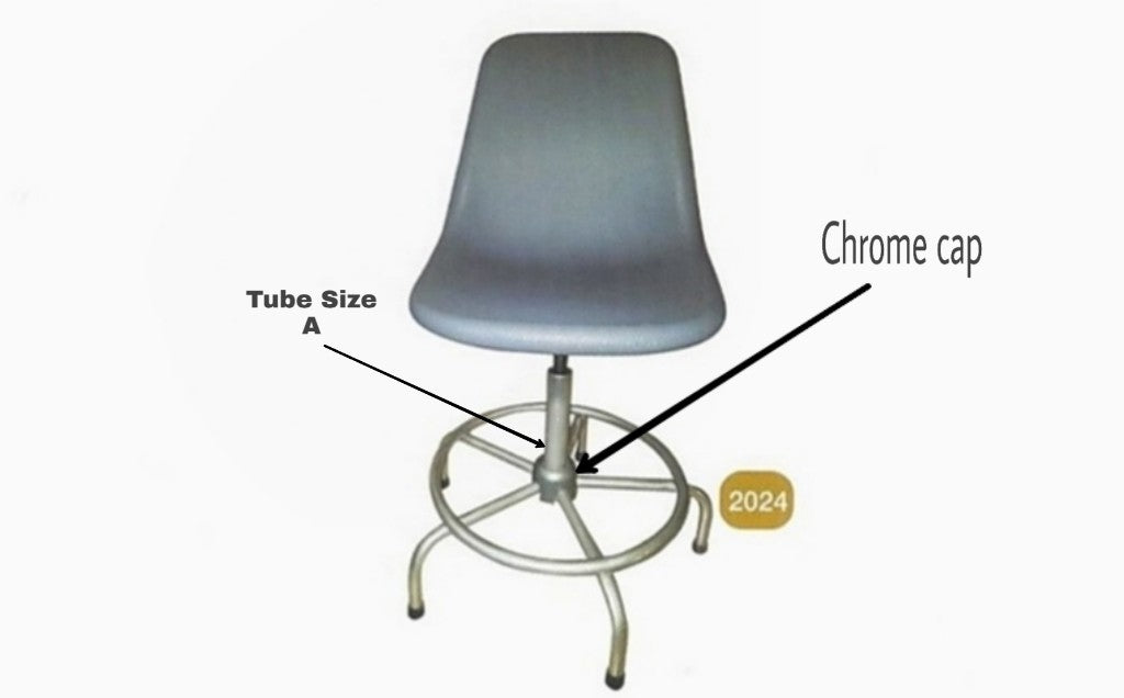 MODEL MT-501 chrome cap chair base