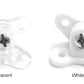 MODEL MT-411 Cabinet Corner Bracket Connector Butterfly Shape Fitting Plastic
