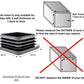 SQUARE FLAT END CAPS BOTTOMS FOR TABLE & CHAIR LEGS & ALL OTHER TUBULAR FEET